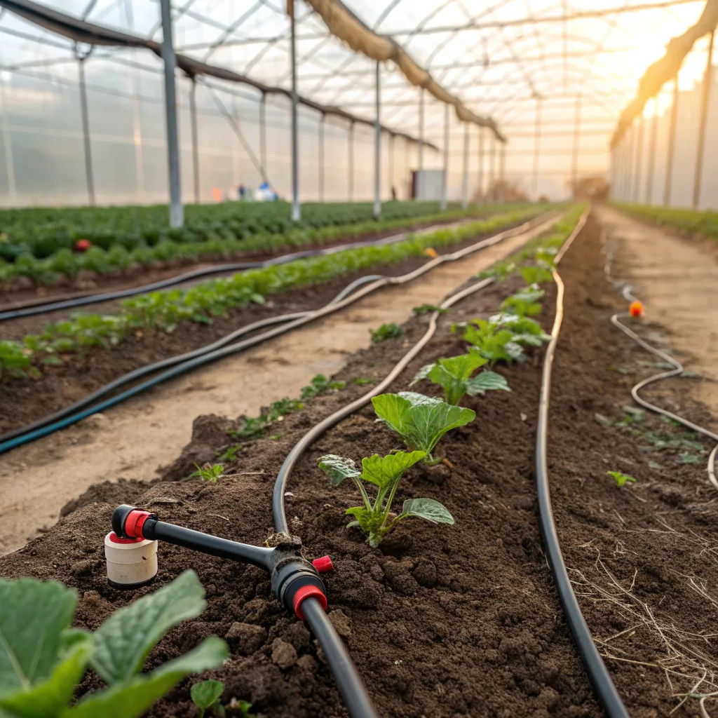 سرویس تخصصی سیستم آبیاری قطره ای گلخانه در نسیم شهر