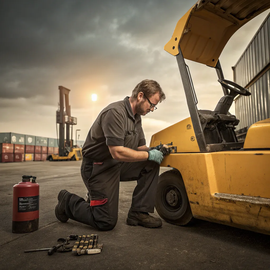 سرویس دوره ای لیفتراک دیزلی در تهران شهرک صنعتی شمس آباد