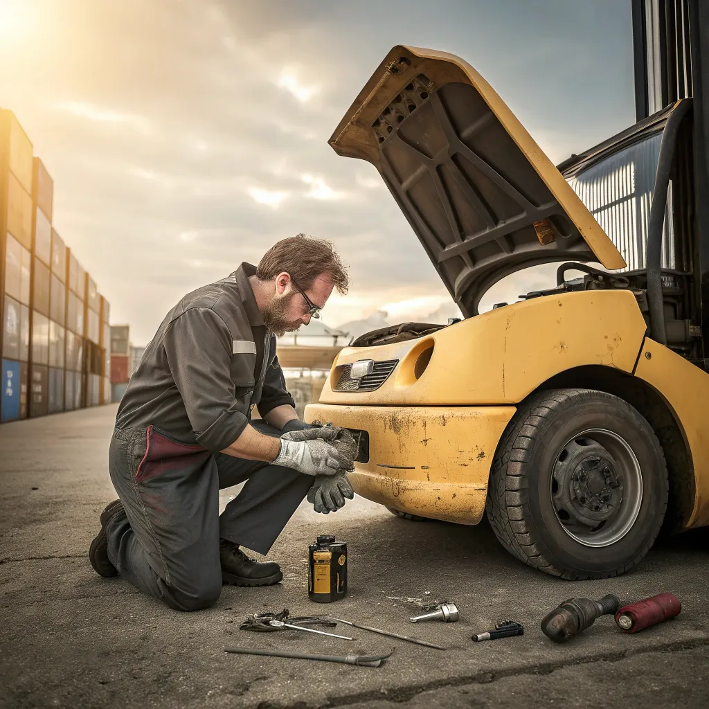 سرویس دوره ای لیفتراک دیزلی در رباط کریم