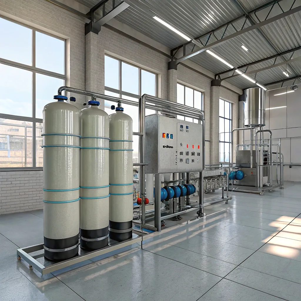 سیستم تصفیه آب صنعتی با غشای اسمز معکوس RO