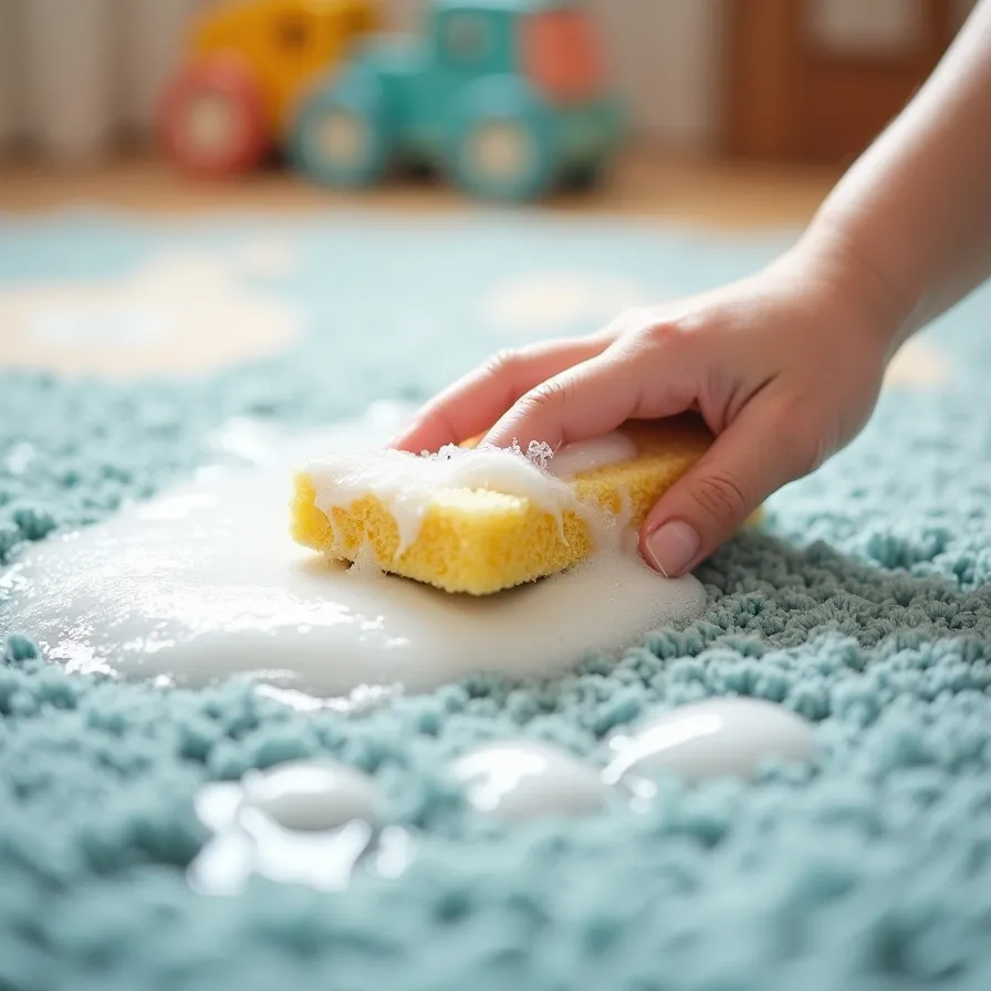 شستشوی فرش اتاق کودک با مواد ضد حساسیت در تهران الهیه