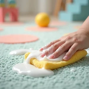 شستشوی فرش اتاق کودک با مواد ضد حساسیت در تهران اوین