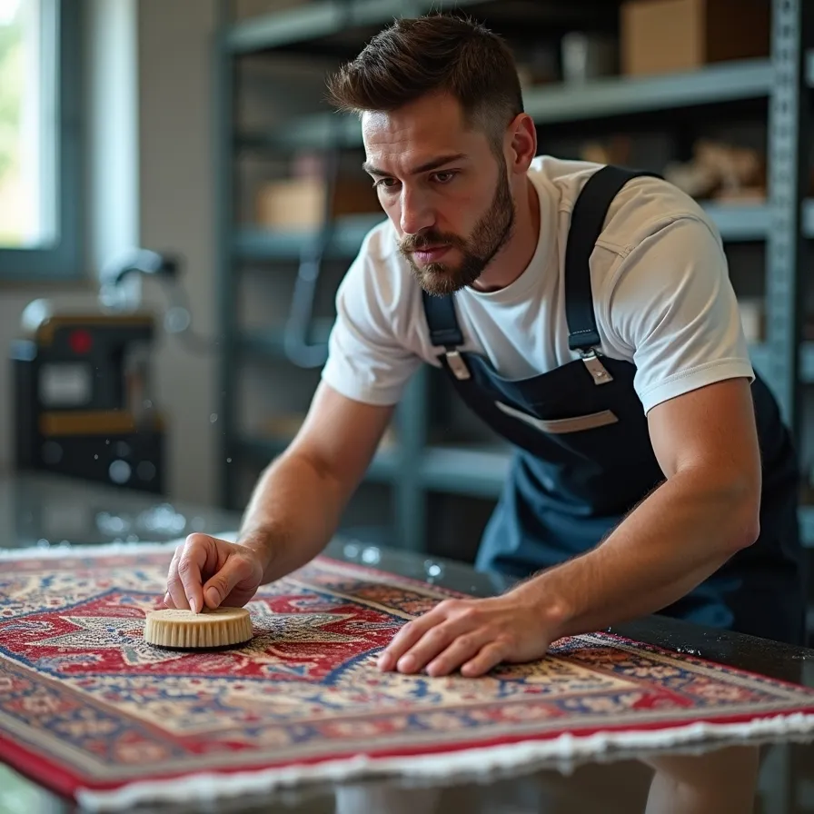 شستشوی فرش های ابریشمی بدون آسیب در تهران دارآباد