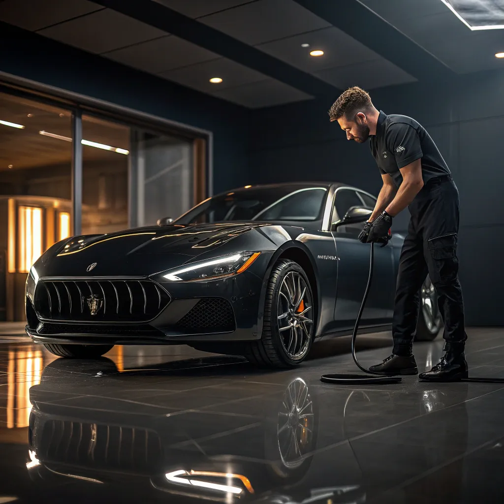 صافکاری با وکیوم برای خودروهای لوکس