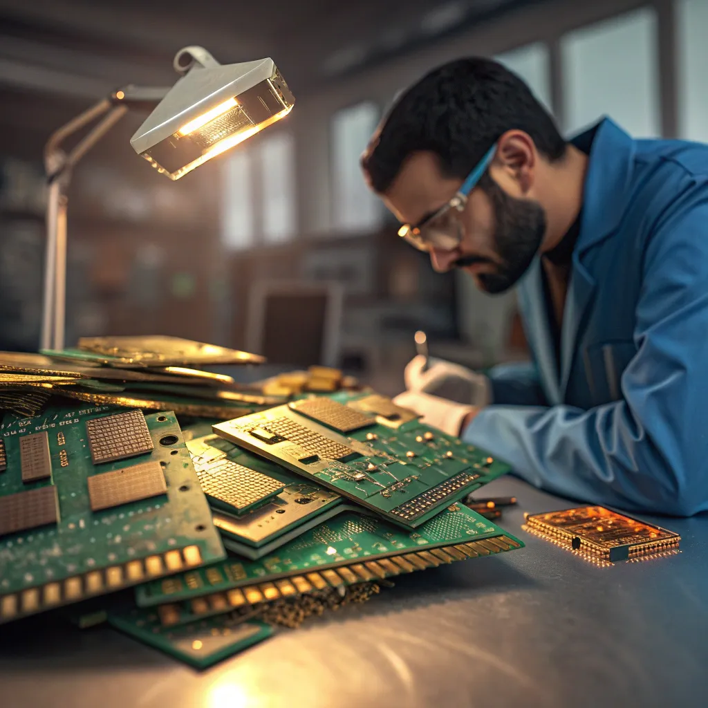 ضایعات PCB و کاربرد آن در بازیافت فلزات گرانبها