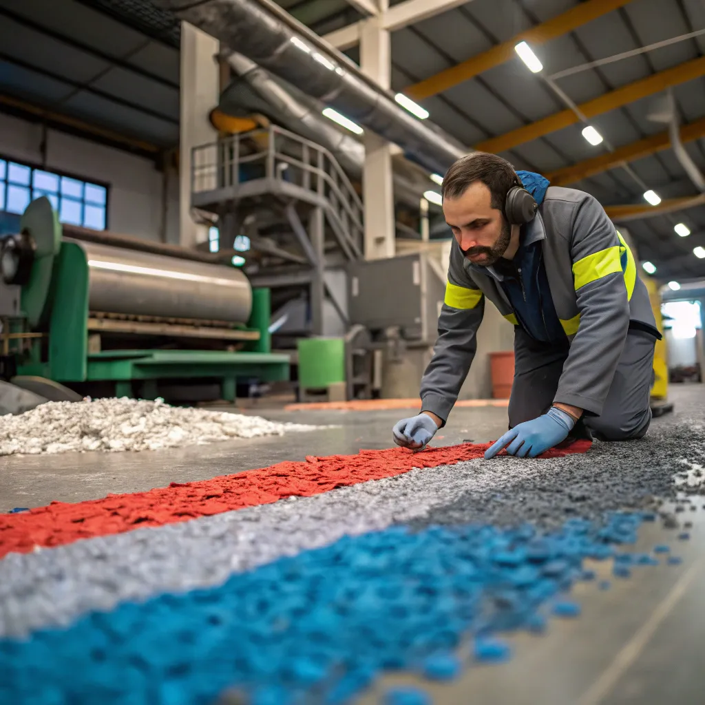 ضایعات PVC برای تولید کفپوش های بازیافتی