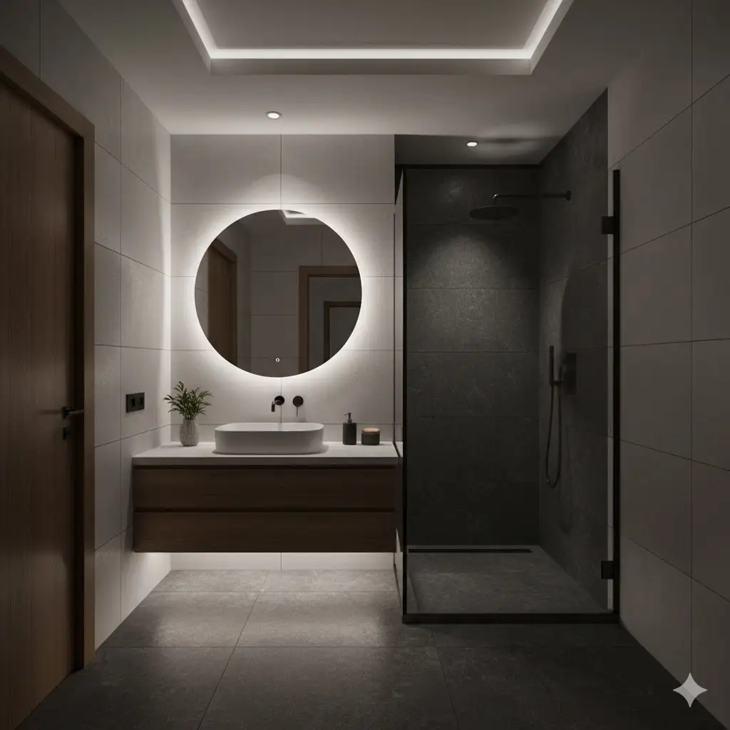 طراحی داخلی حمام و سرویس بهداشتی در تهران ولیعصر