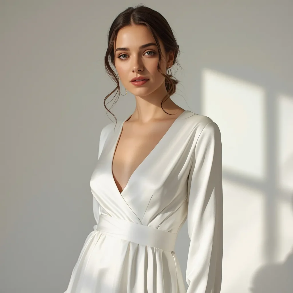 طراحی و دوخت لباس عقد مینیمال در تهران دروس