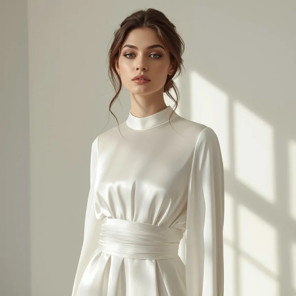 طراحی و دوخت لباس عقد مینیمال در تهران قیطریه