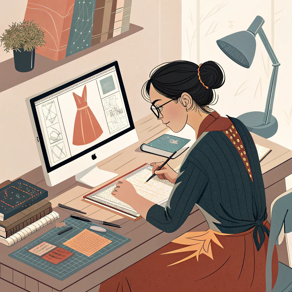 طراحی پترن لباس های مجلسی سفارشی با فناوری CAD