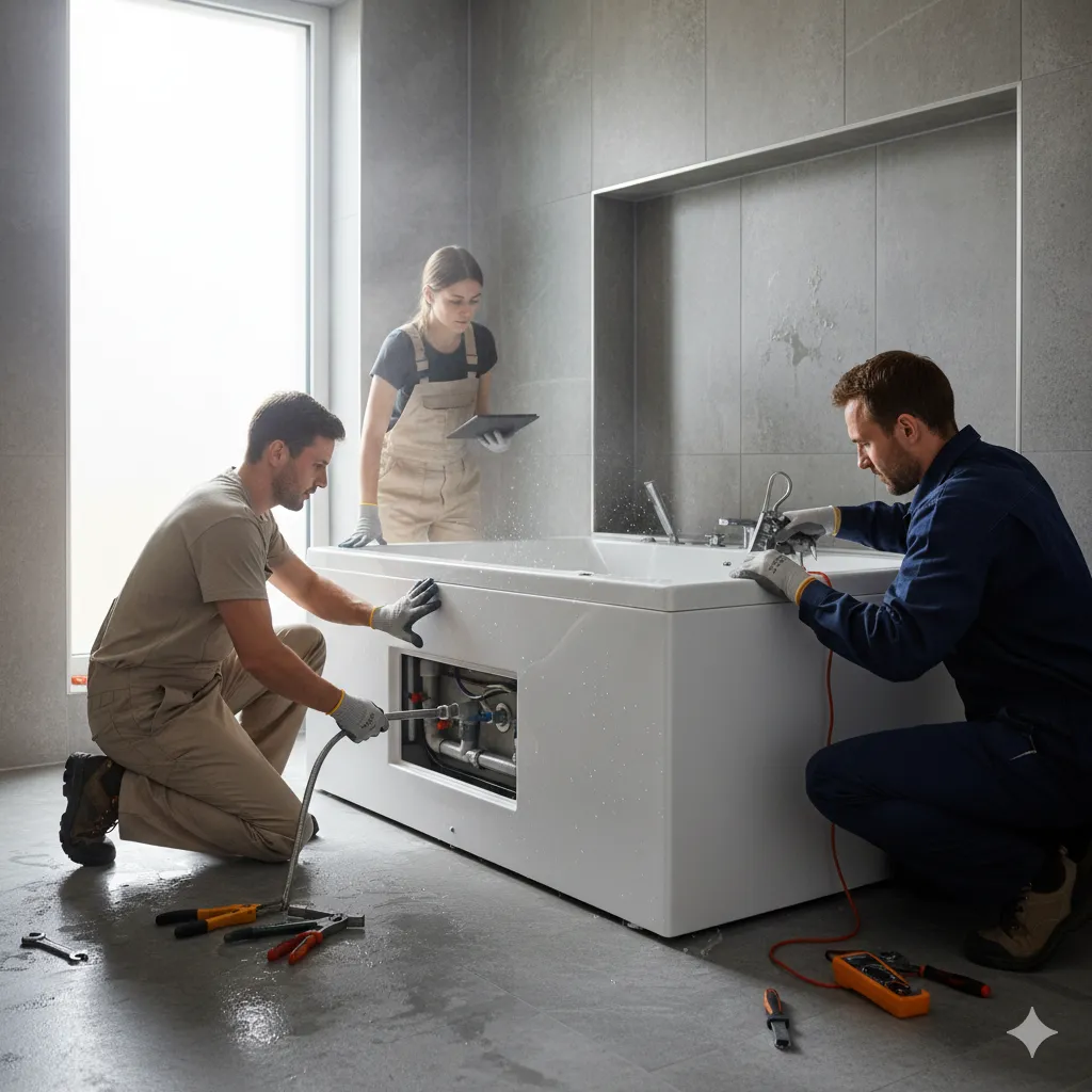 طریقه نصب جکوزی اماده در 6 مرحله