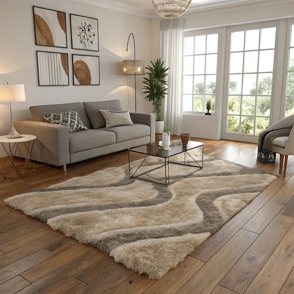 فرش شگی برای دکوراسیون مدرن