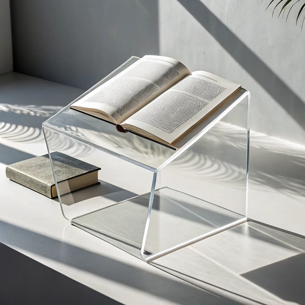 فروش استند پلکسی رومیزی کتاب با ارسال سریع