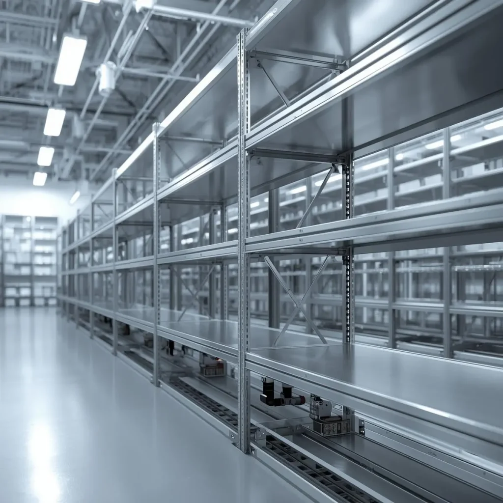 قفسه ریلی هوشمند برای صرفه جویی در فضا