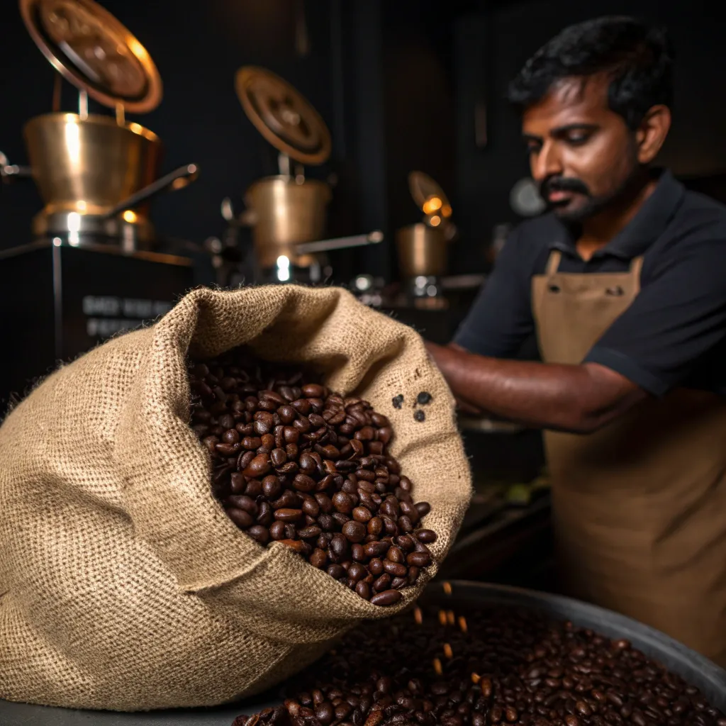 قهوه چری روبوستا هند با کافئین بالا 1 چری روبوستا هند با کافئین بالا 2