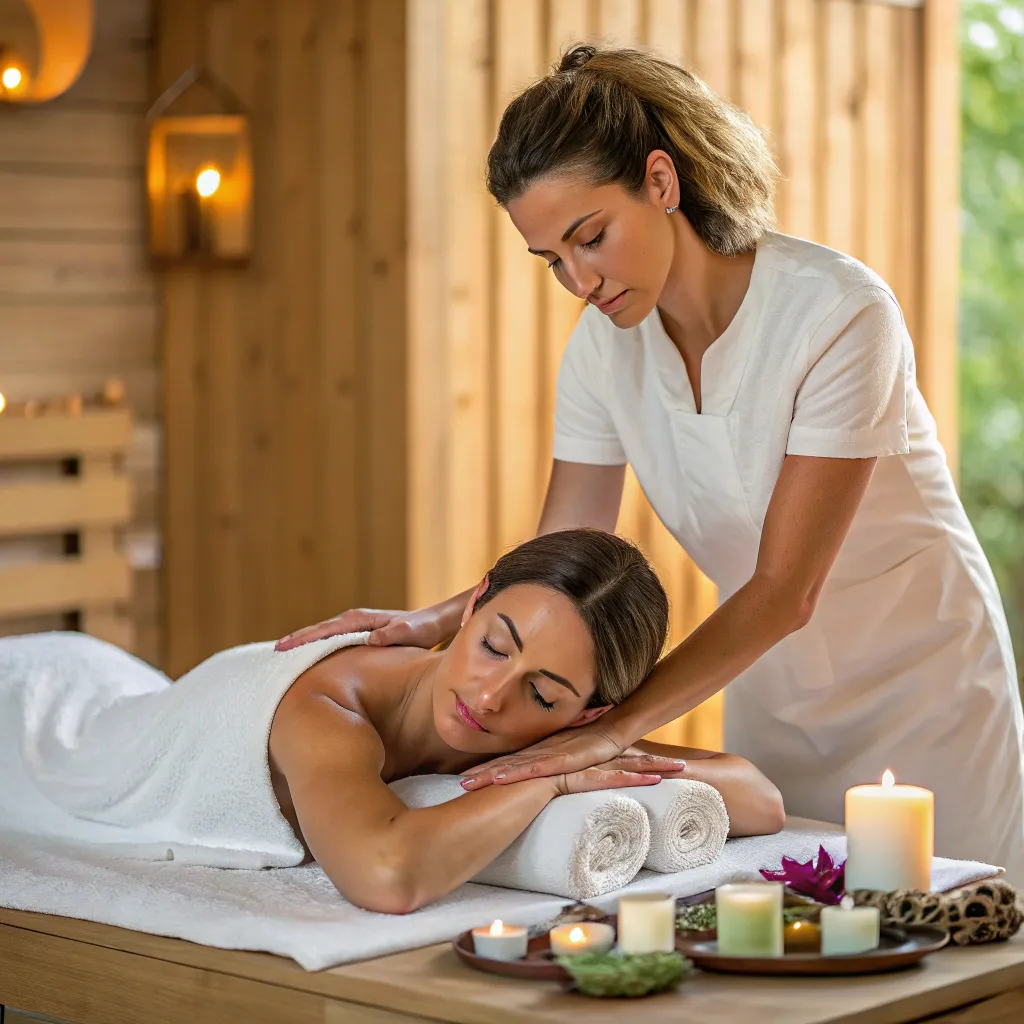 ماساژ افلوراژ برای کاهش استرس