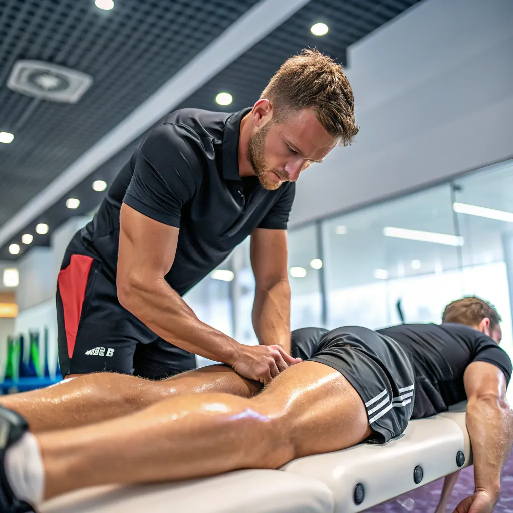 ماساژ ورزشی برای تسریع دفع اسید لاکتیک