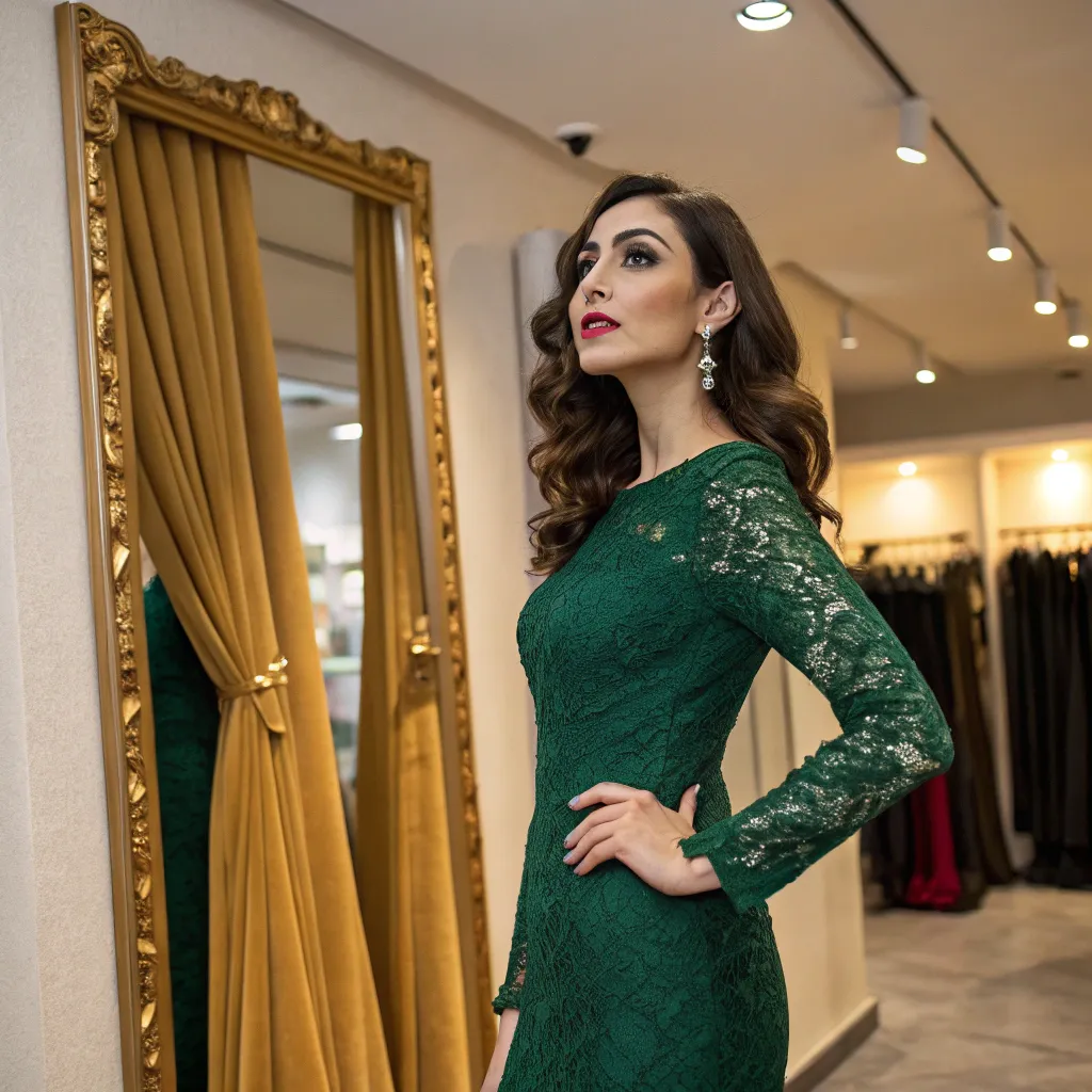 مزون لباس مجلسی کوتاه گیپور در تهران پاسداران