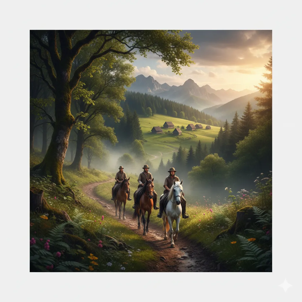 مسیر رویایی با اسب در تور جنگل های لیسار تا سوباتان