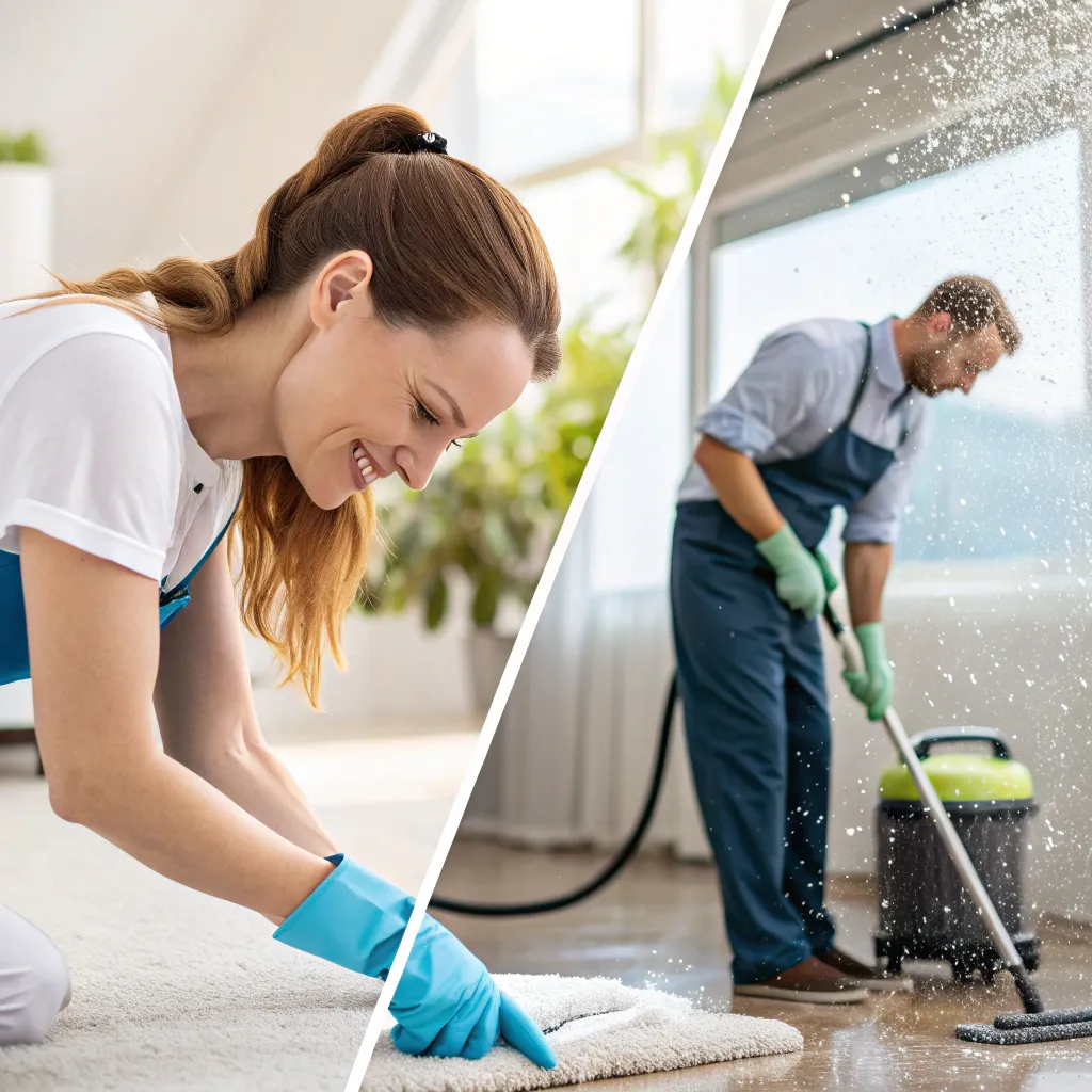 مقایسه شستشوی مرطوب و خشک فرش برای حفظ لطافت و رنگ