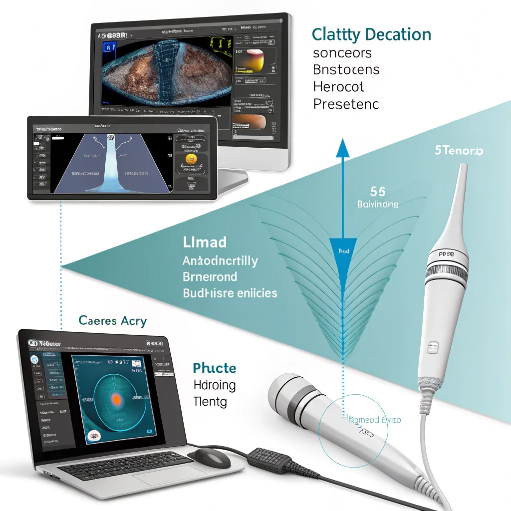 مقایسه پروب های اولتراسوند در تشخیص بافت ها