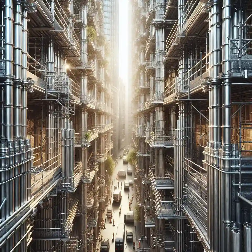 نصب داربست فلزی با لوله سنگین و مقاوم در تهران بهشتی