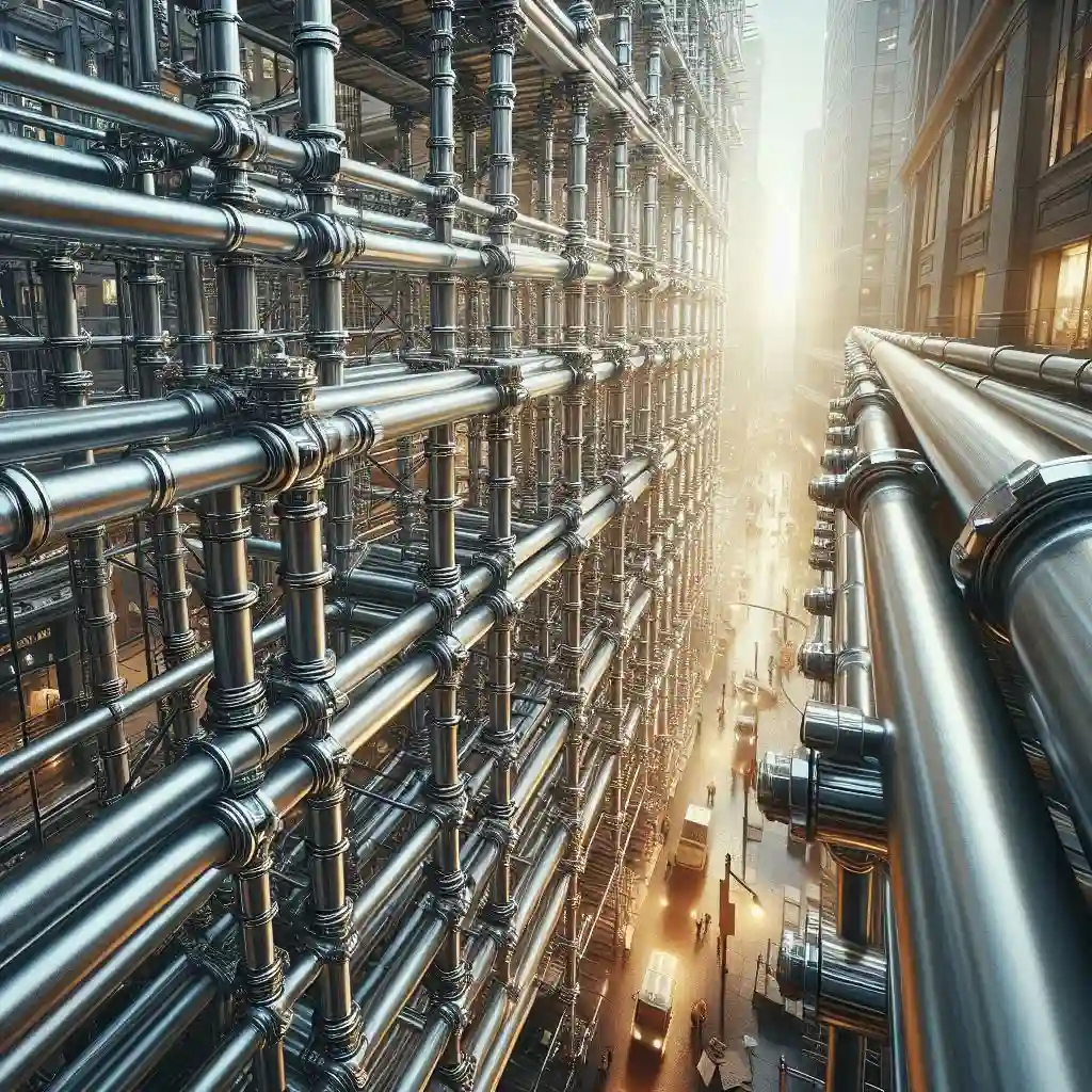 نصب داربست فلزی با لوله سنگین و مقاوم در تهران شریعتی