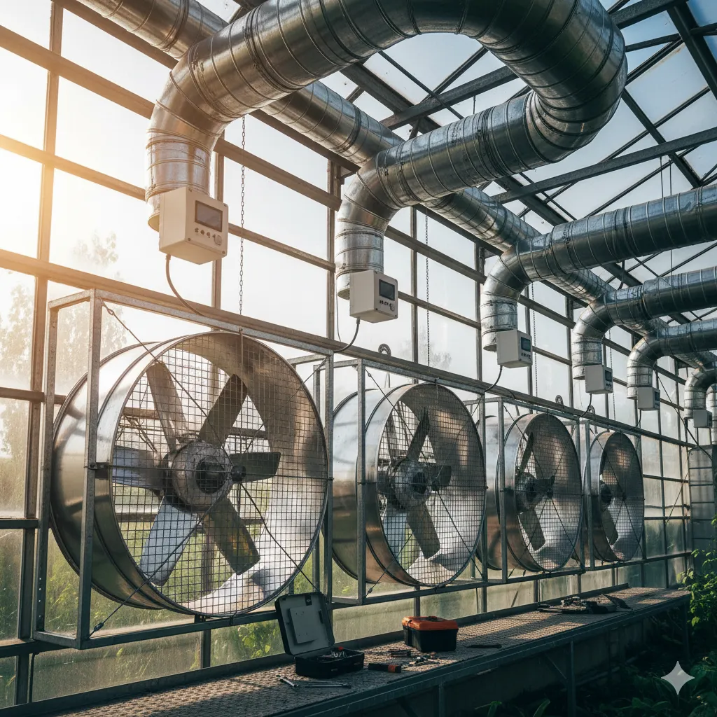 نصب و تعمیر تهویه صنعتی گلخانه در هشتگرد 1 و تعمیر تهویه صنعتی گلخانه در هشتگرد 2