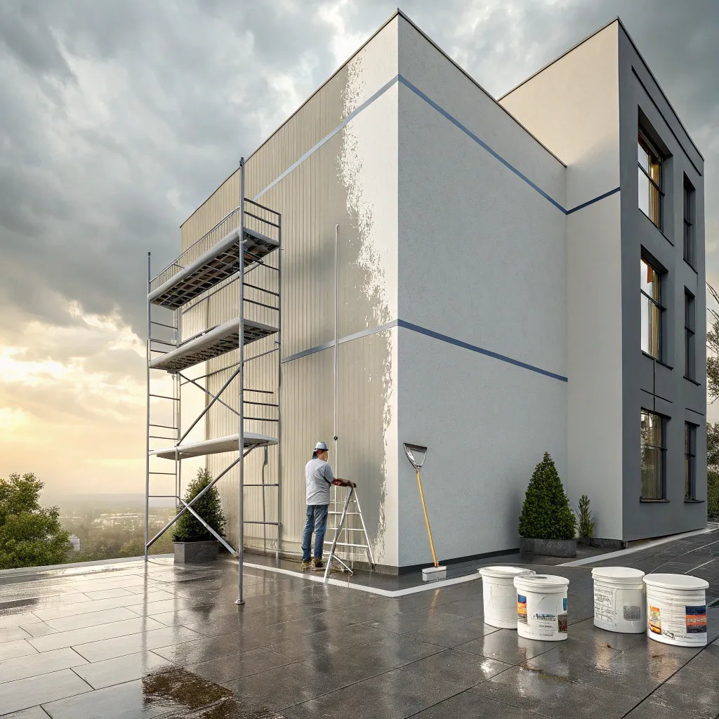 نقاشی نما با رنگ ضد رطوبت در تهران جردن 1 نما با رنگ ضد رطوبت در تهران جردن 2