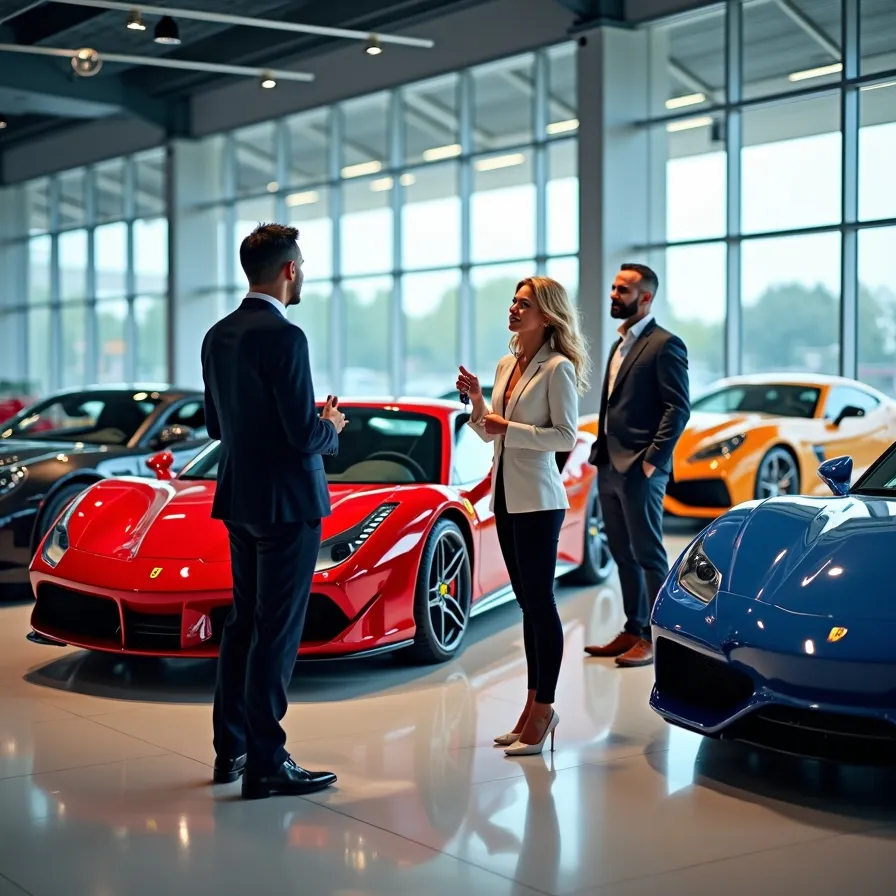 نمایشگاه خودروهای اسپرت با امکان تست درایو در تهران فرمانیه