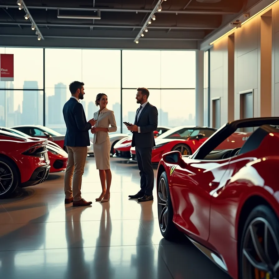 نمایشگاه خودروهای اسپرت با امکان تست درایو در تهران ولنجک