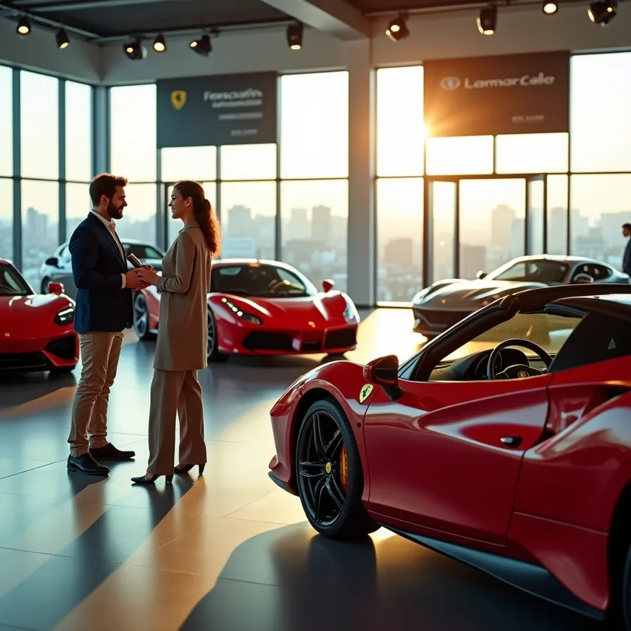 نمایشگاه خودروهای اسپرت با امکان تست درایو در تهران کامرانیه