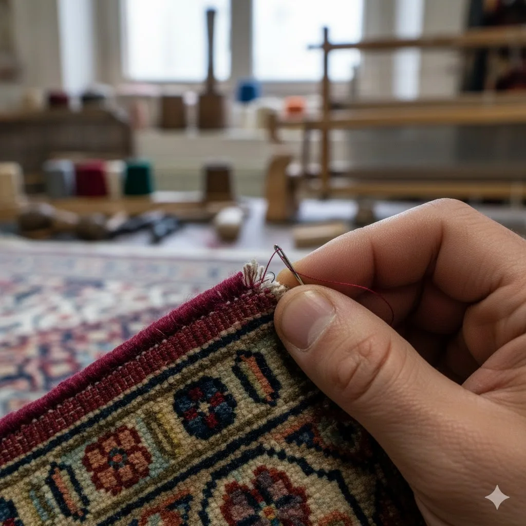 نکات فنی جلوگیری از پارگی در لبه فرش