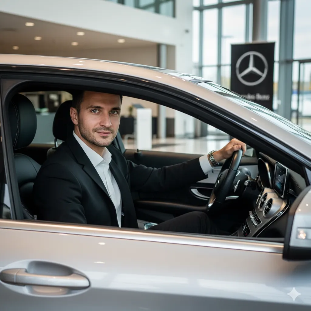 نکات مهم تست درایو بنز C200 در نمایشگاه