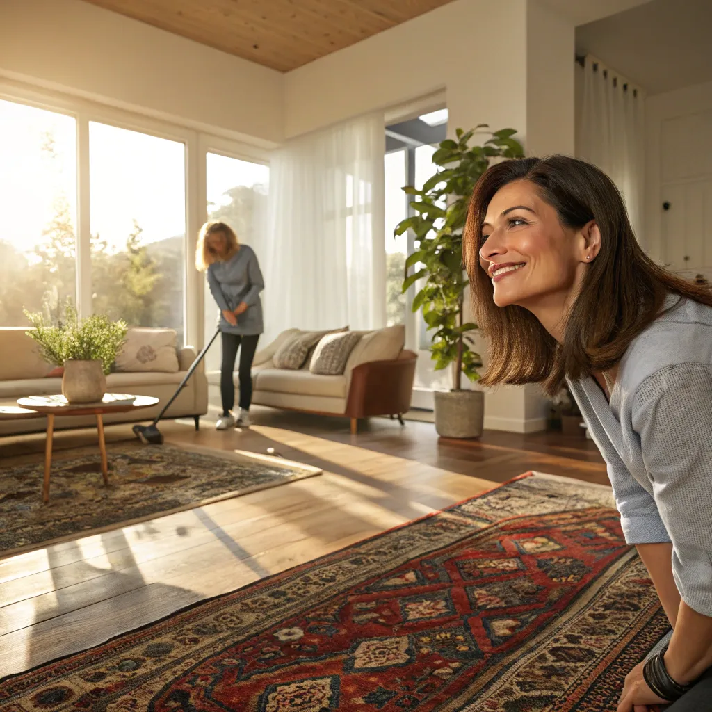 نکات کاربردی برای مراقبت از فرش پرتردد پس از قالیشویی