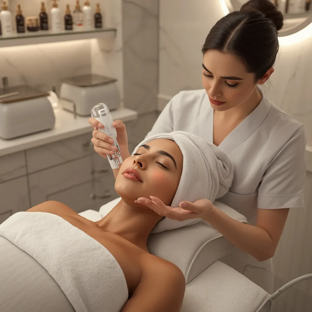 پاکسازی پوست با دستگاه هیدروفیشیال در تهران فرمانیه