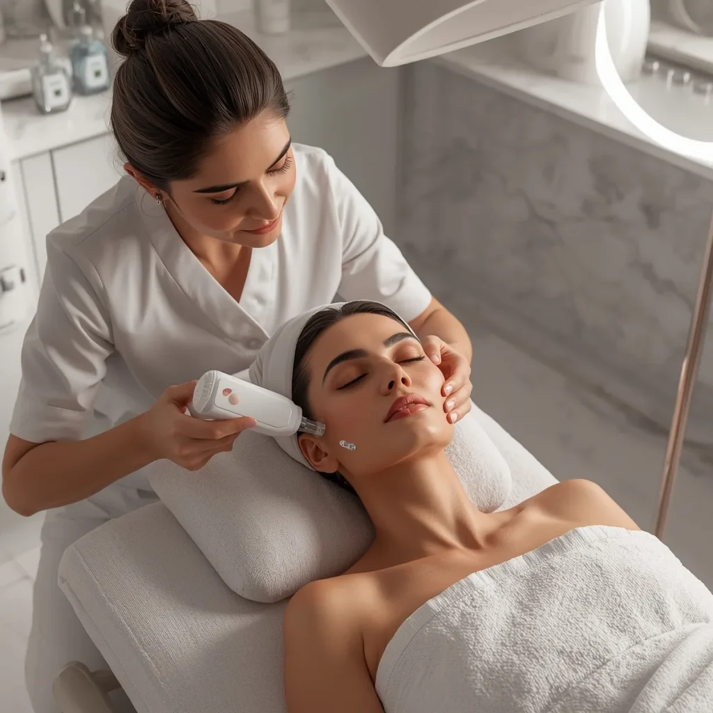 پاکسازی پوست با دستگاه هیدروفیشیال در تهران ولنجک