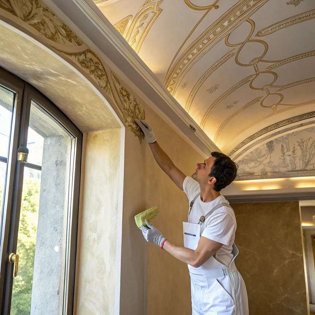 پتینه دیوار و سقف در 3 روز در تهران پاسداران 1 پتینه دیوار و سقف در 3 روز در تهران پاسداران