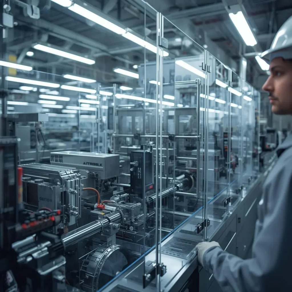 پلکسی در پوشش حفاظتی دستگاه ها و خطوط تولید