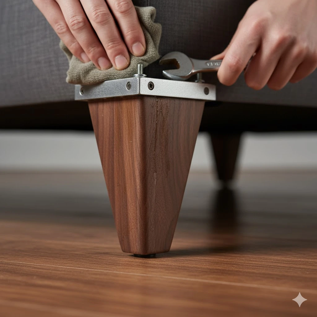 چگونه دوام پایه مبل چوبی را افزایش دهیم؟