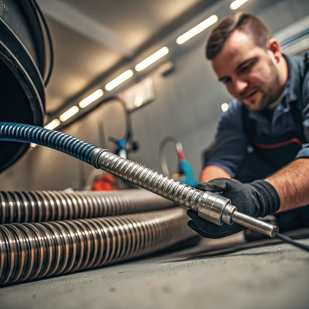 کاربرد فنرهای انعطاف پذیر در باز کردن لوله های طولانی