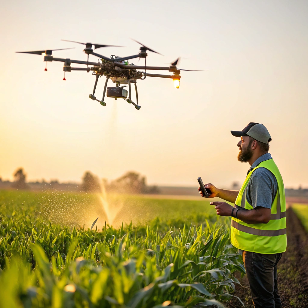 کاربرد پهپادهای چندطیفی در کوددهی هدفمند