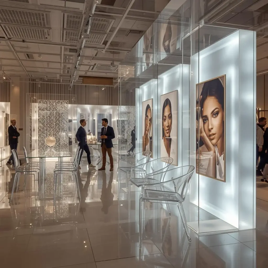 کاربردهای شگفت انگیز پلکسی در دکوراسیون و تبلیغات