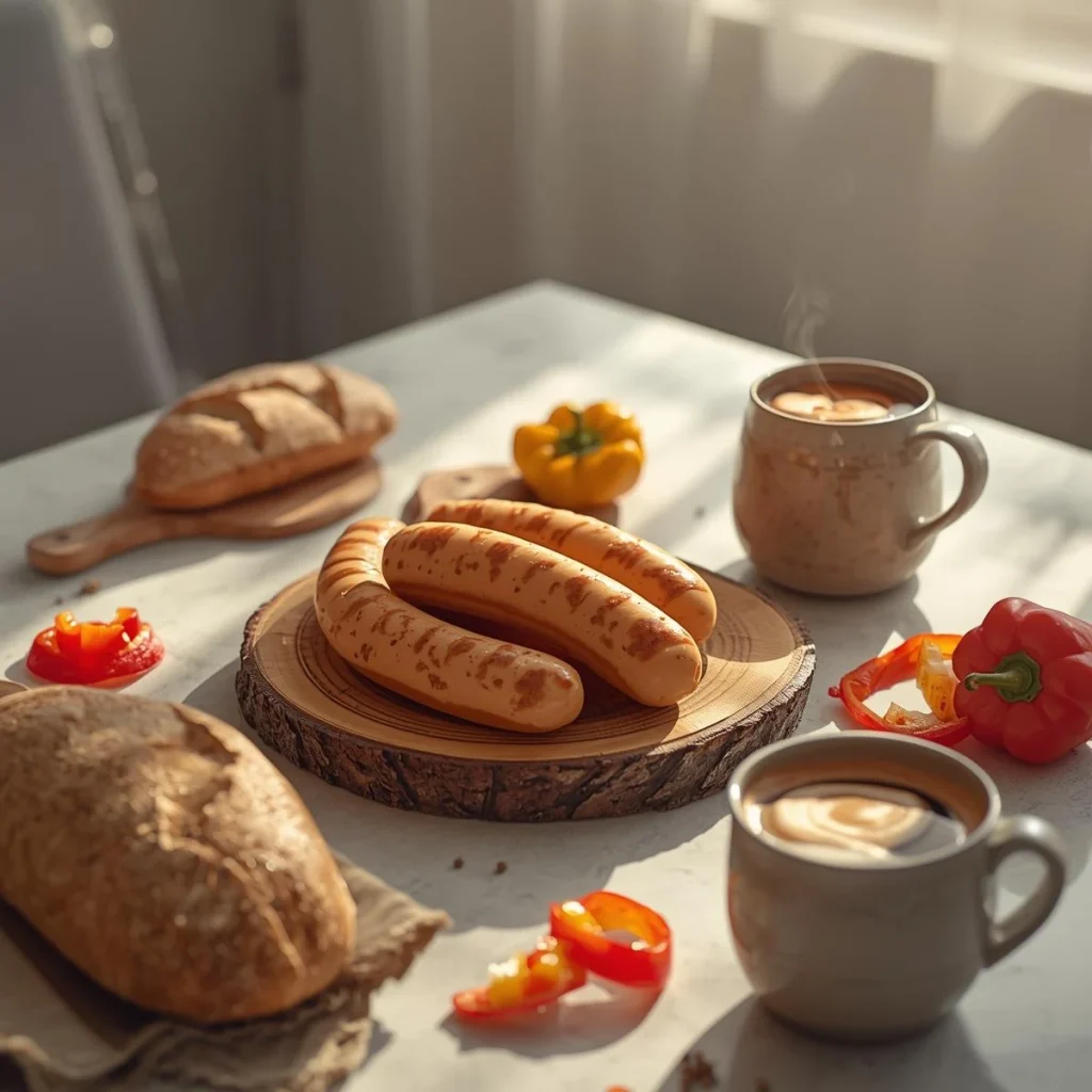 کالباس مخصوص صبحانه و وعده های سبک 1 کالباس مخصوص صبحانه و وعده های سبک