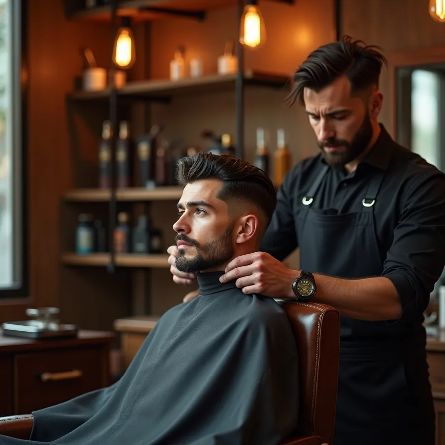 کوتاهی مو کلاسیک مردانه در تهران اختیاریه