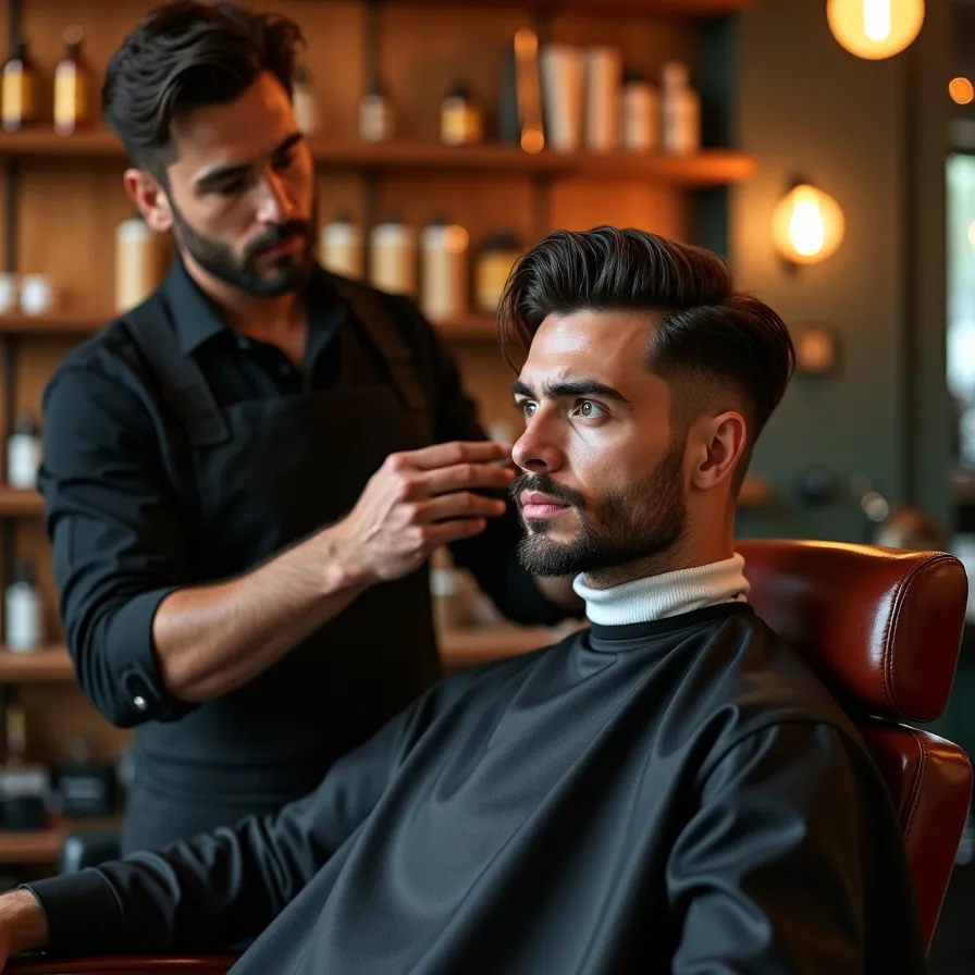 کوتاهی مو کلاسیک مردانه در تهران اختیاریه