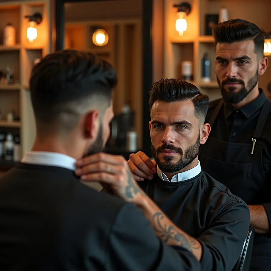 کوتاهی مو کلاسیک مردانه در تهران ولنجک