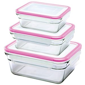 بهترین قیمت ظروف نگهدارنده گلس لاک مدل GL 529 شش پارچه ارسال سراسر ایران