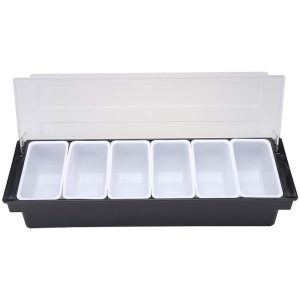 بهترین قیمت ظرف نگهدارنده مدل گارنیش باکس 6 خانه ارسال سراسر ایران