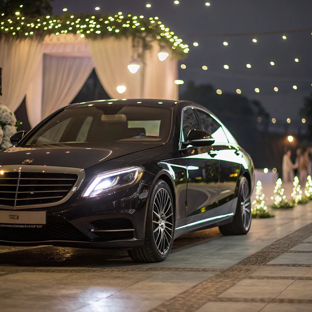 اجاره بنز s500 برای ماشین عروس